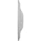 Ekena Millwork Alexa Ceiling Medallion (Fits Canopies up to 3"), Hand-Painted Ultra Pure White, 15"OD x 1 3/4"P CM14AXUWF - alternate 2